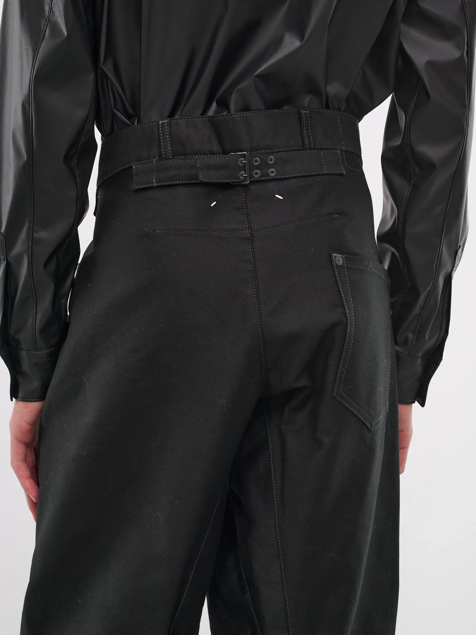 Mens Stylish 5-Pocket Slim Fit Pants in Black (Model S67LA0036-M35097-900)