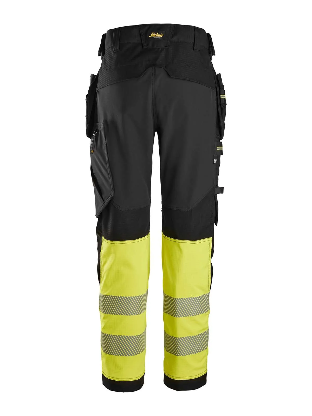 6934&#x20;High&#x20;Vis&#x20;Work&#x20;Trousers&#x20;Holster&#x20;Pocket&#x20;Stretch&#x20;Class&#x20;1&#x20;-&#x20;Snickers
