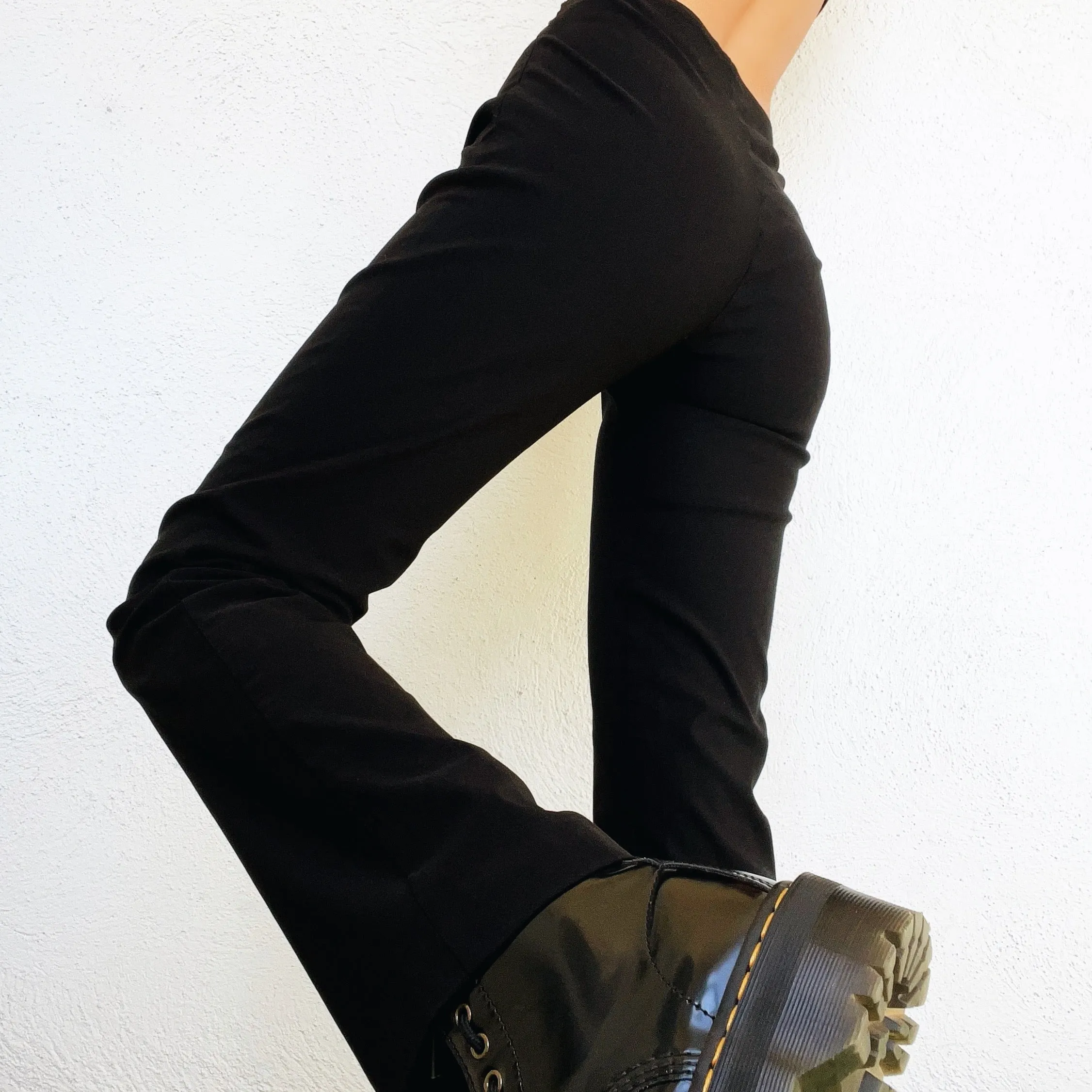 90s Rhinestone Cutout Pants