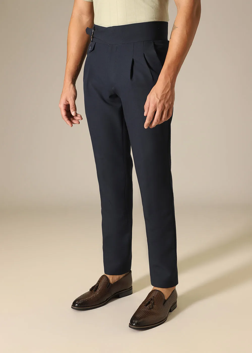 Abyss Blue Gurkha Pant