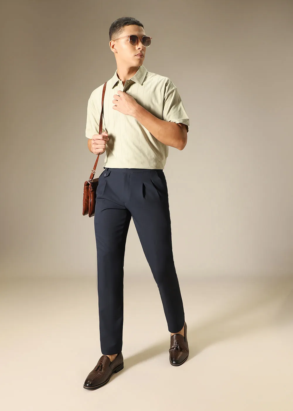 Abyss Blue Gurkha Pant