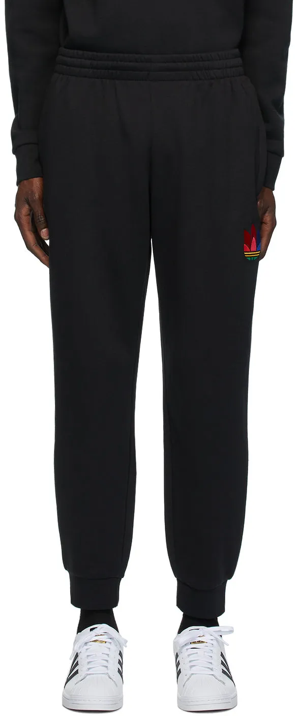 adidas Originals Black 3D Trefoil Lounge Pants