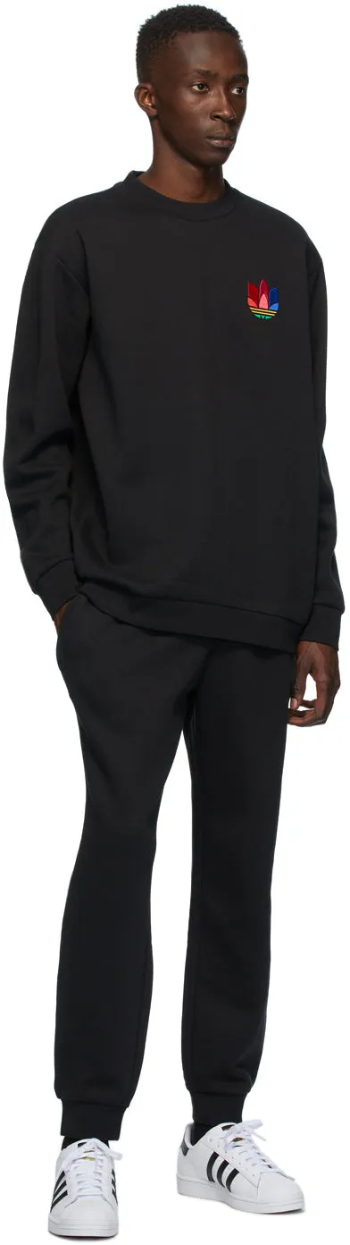 adidas Originals Black 3D Trefoil Lounge Pants