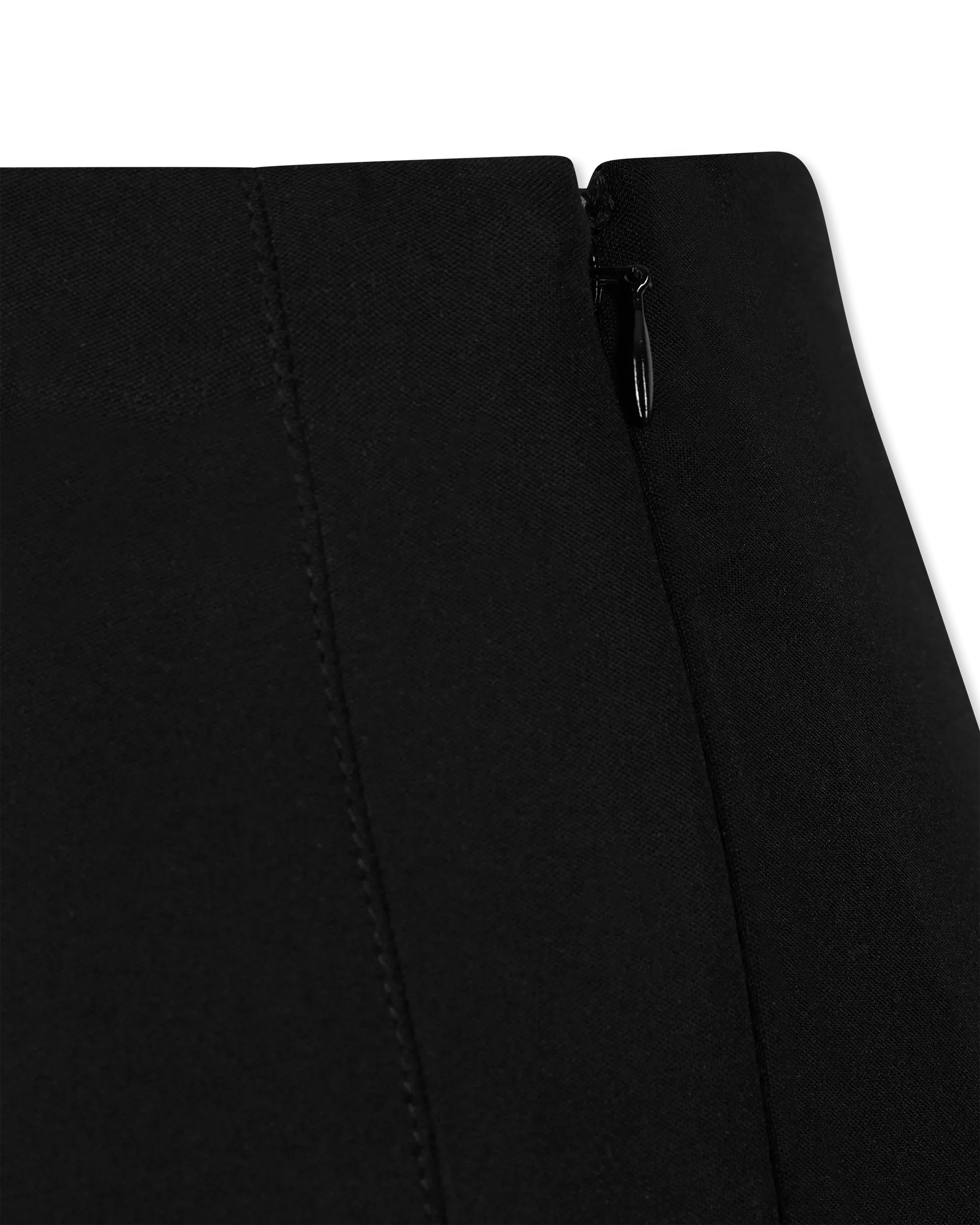 Ankle Zipper Mid Waist Pants