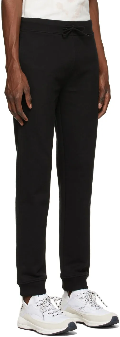 A.P.C. Black French Terry Lounge Pants