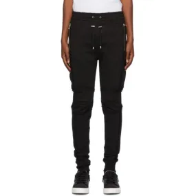 Balmain Black Raw Edge Lounge Pants