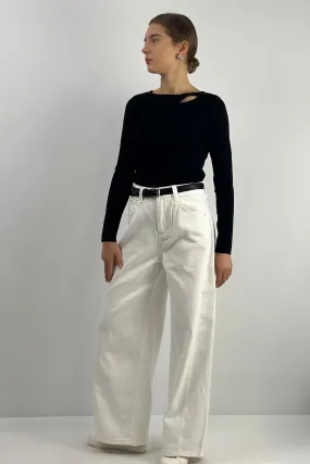 Barrel-leg Jeans