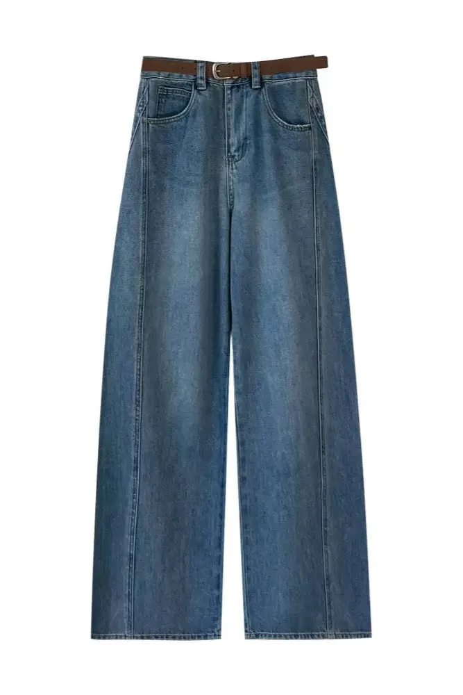 Barrel-leg Jeans