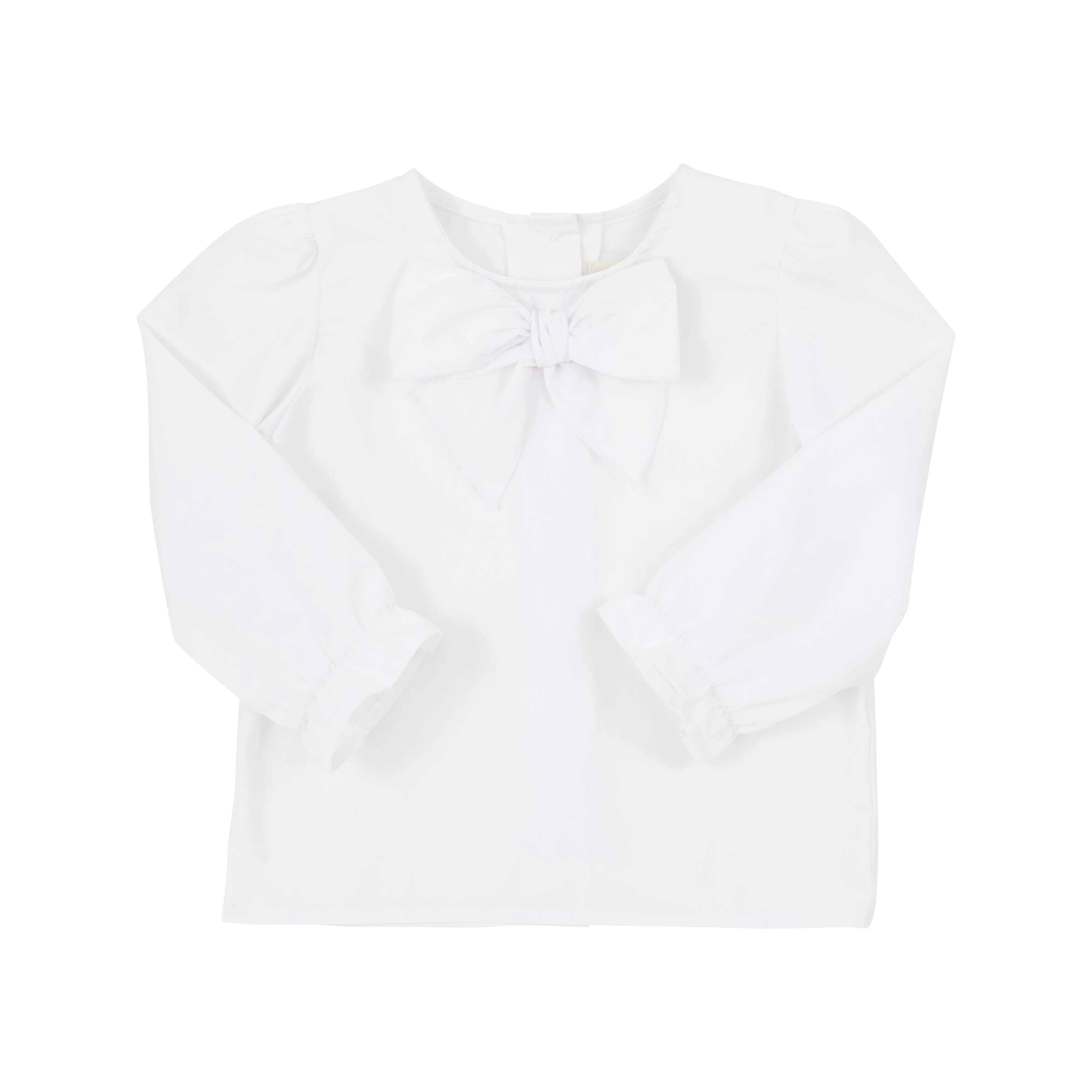 Beatrice Bow Blouse & Onesie - Worth Avenue White