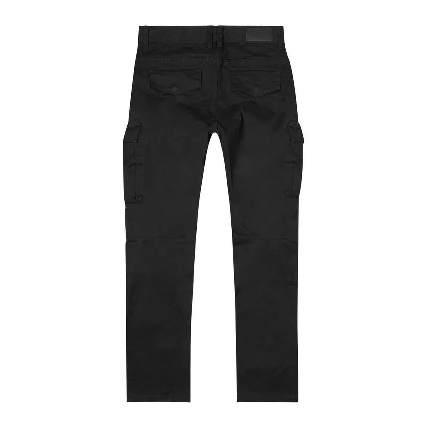 Big and Tall - Utility Twill Pants - Black