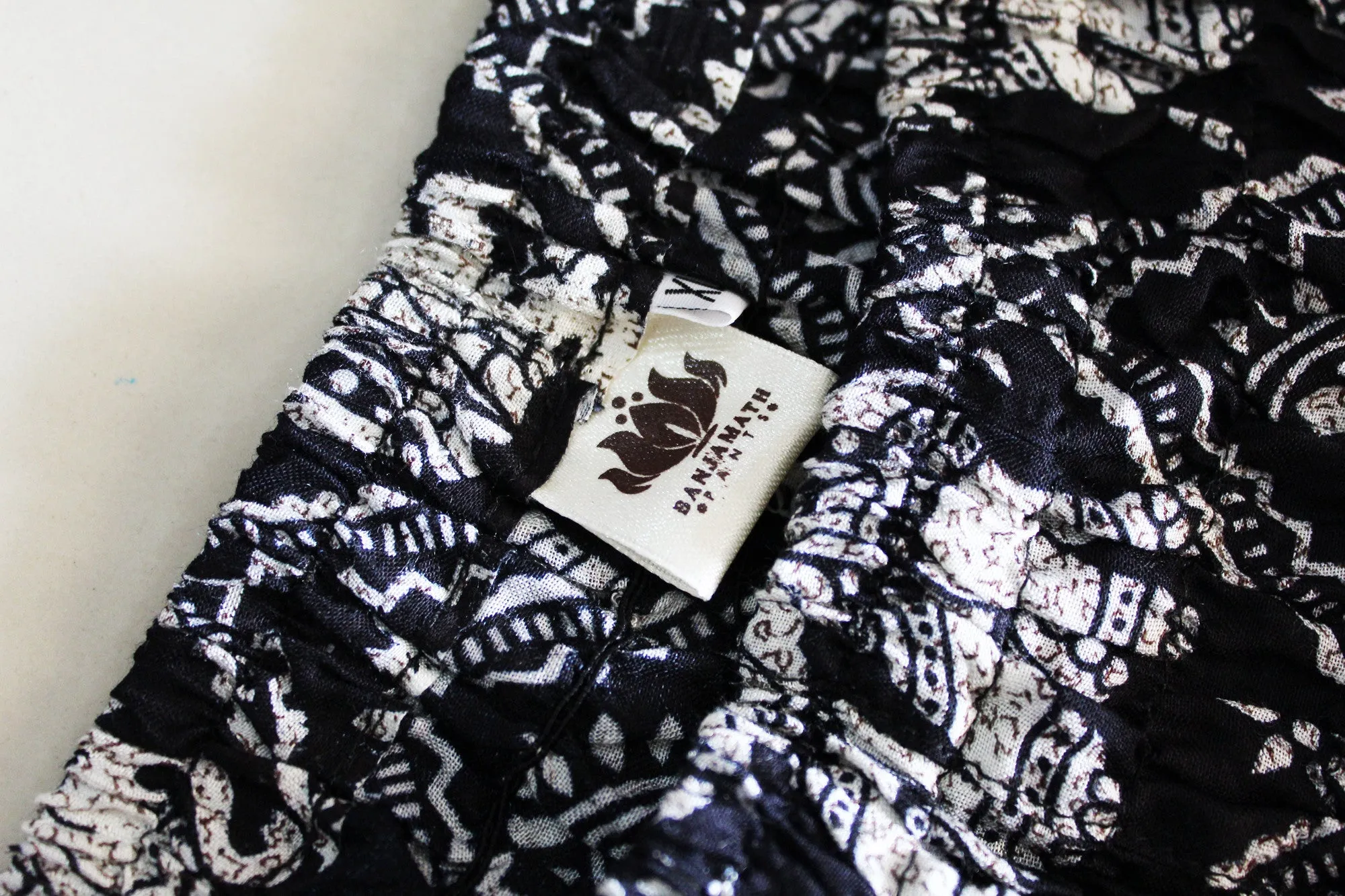 Black Elephant Harem Pants