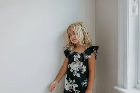 Black Floral Jumpsuit