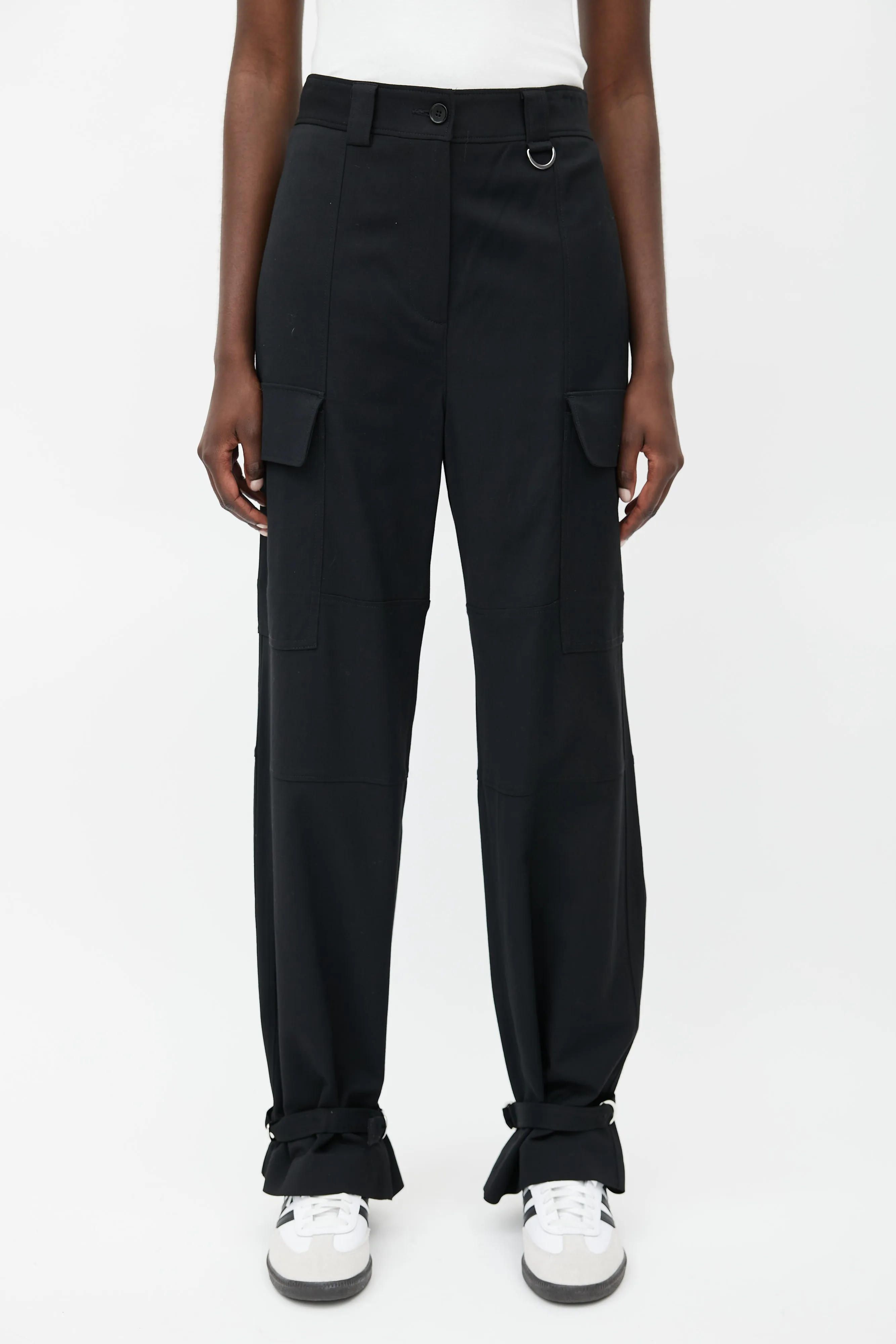Black Loose Fit Cargo Pant