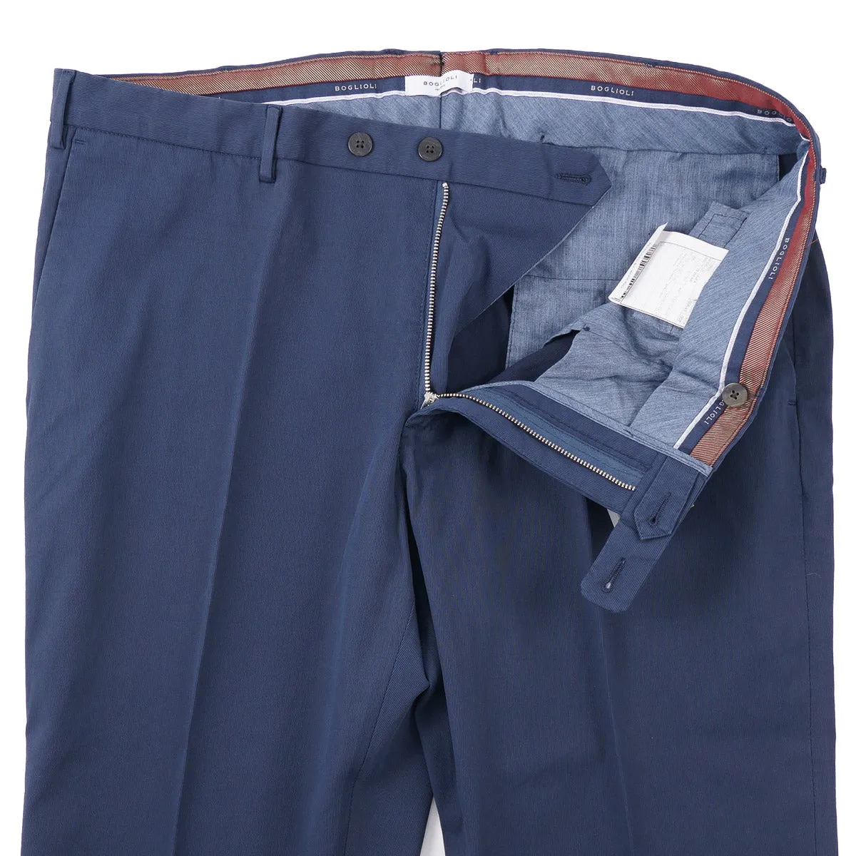 Boglioli Slim-Fit Woven Cotton Pants
