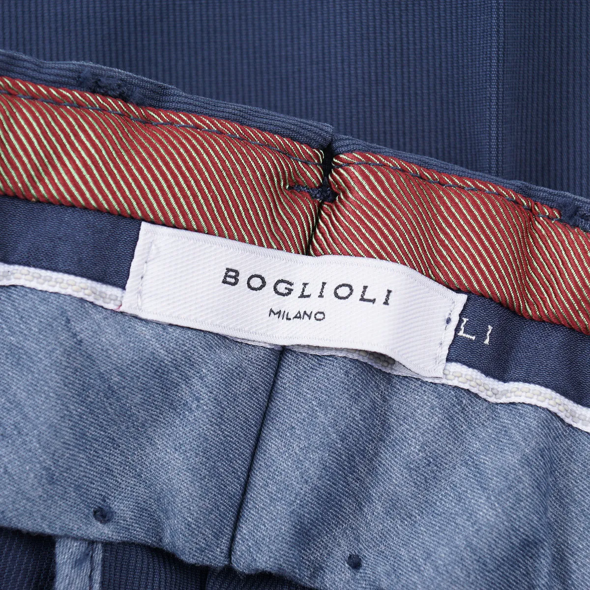 Boglioli Slim-Fit Woven Cotton Pants