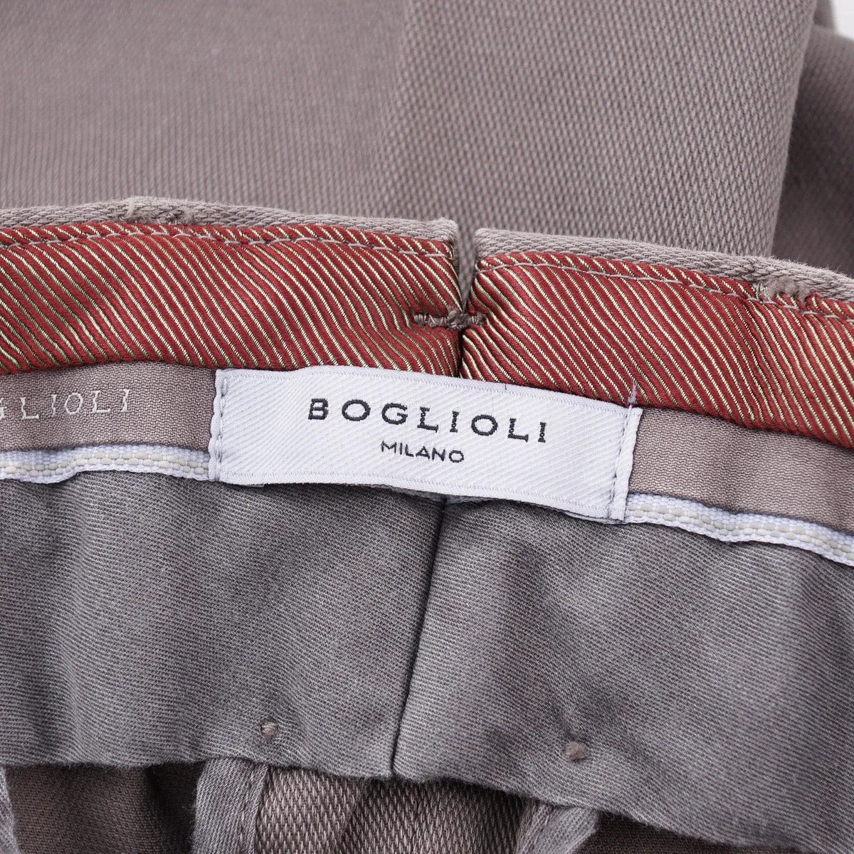 Boglioli Slim-Fit Woven Cotton Pants
