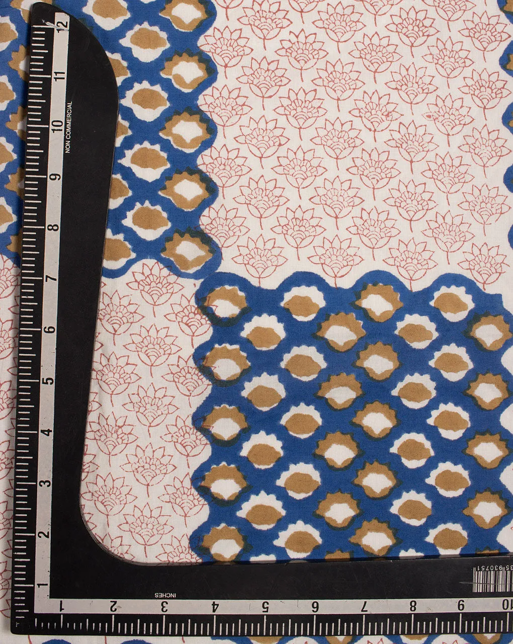 Boho Patched Hand Block Organic Cotton Fabric