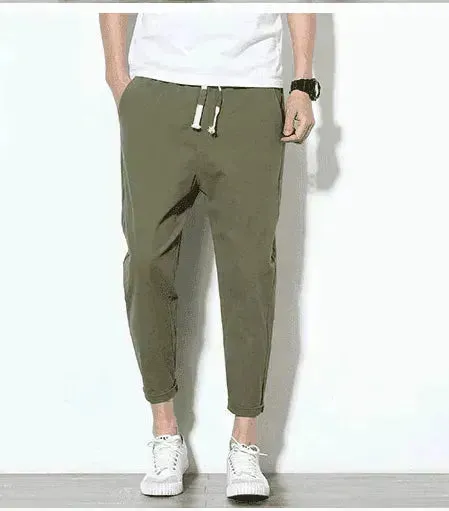 Breezy & relaxing Cotton linen men's harem pants