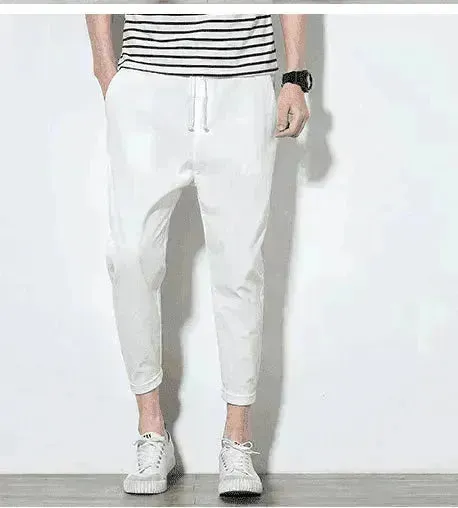 Breezy & relaxing Cotton linen men's harem pants