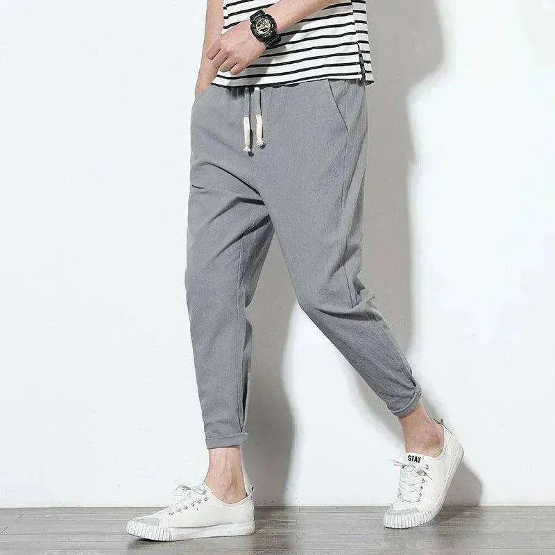 Breezy & relaxing Cotton linen men's harem pants