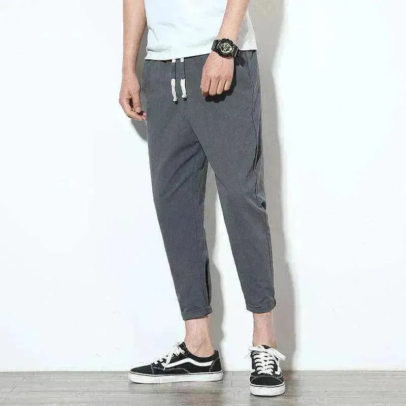 Breezy & relaxing Cotton linen men's harem pants