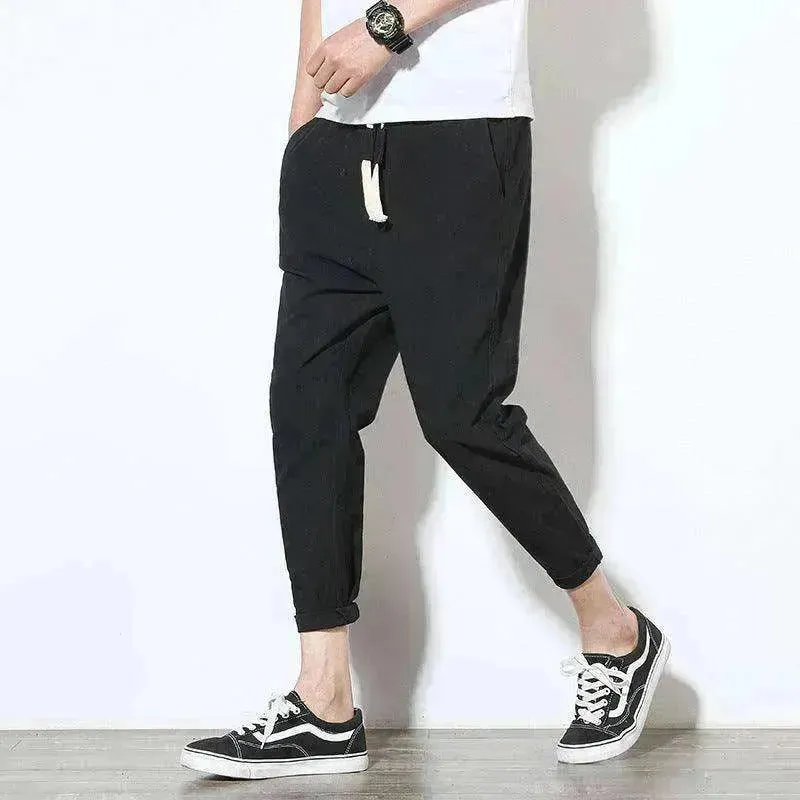 Breezy & relaxing Cotton linen men's harem pants