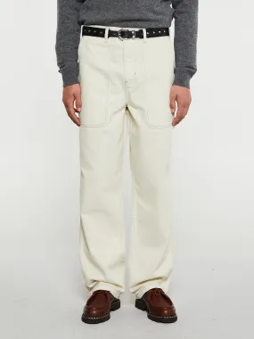 Broom Trousers in Off-White
