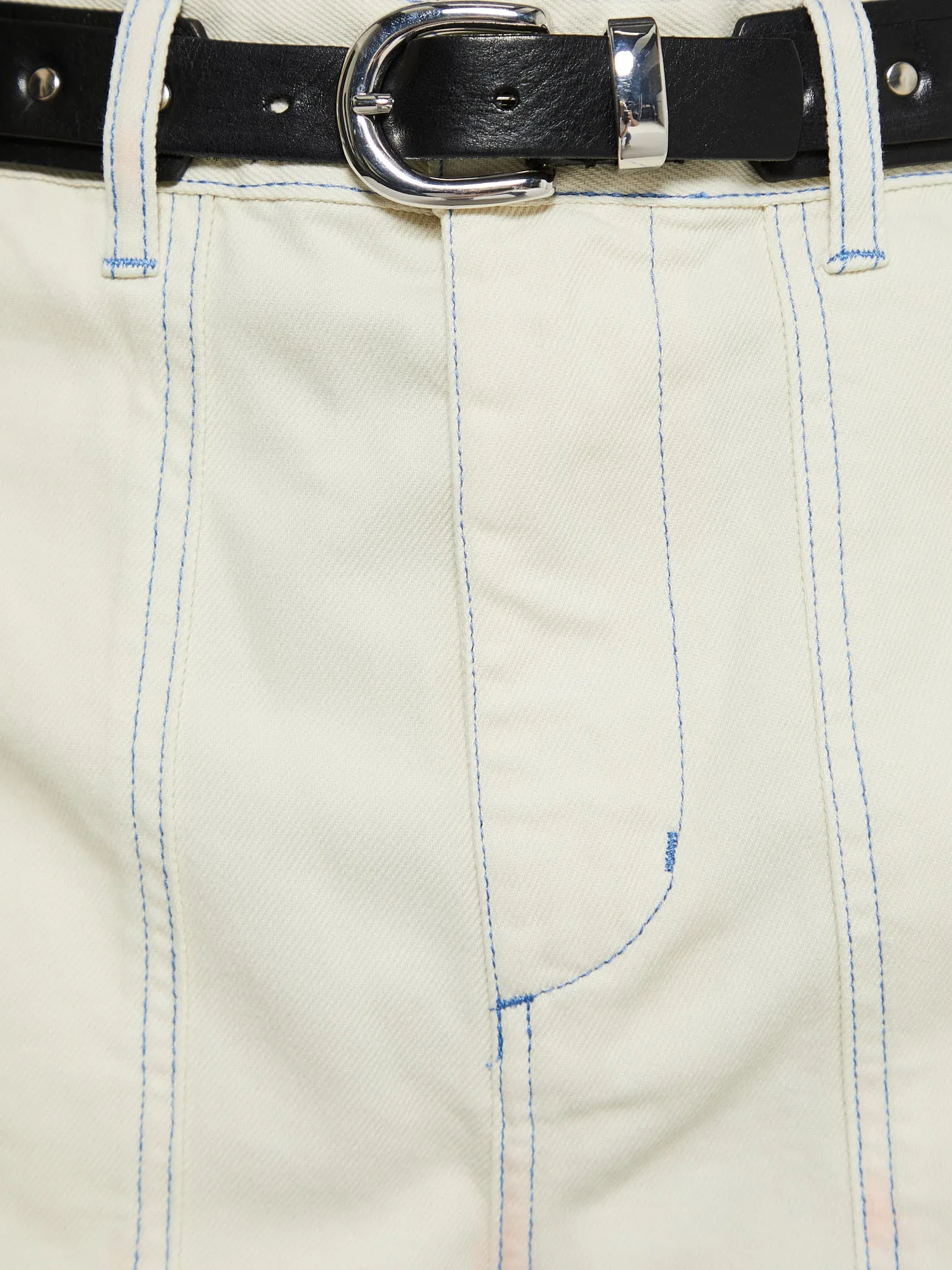 Broom Trousers in Off-White