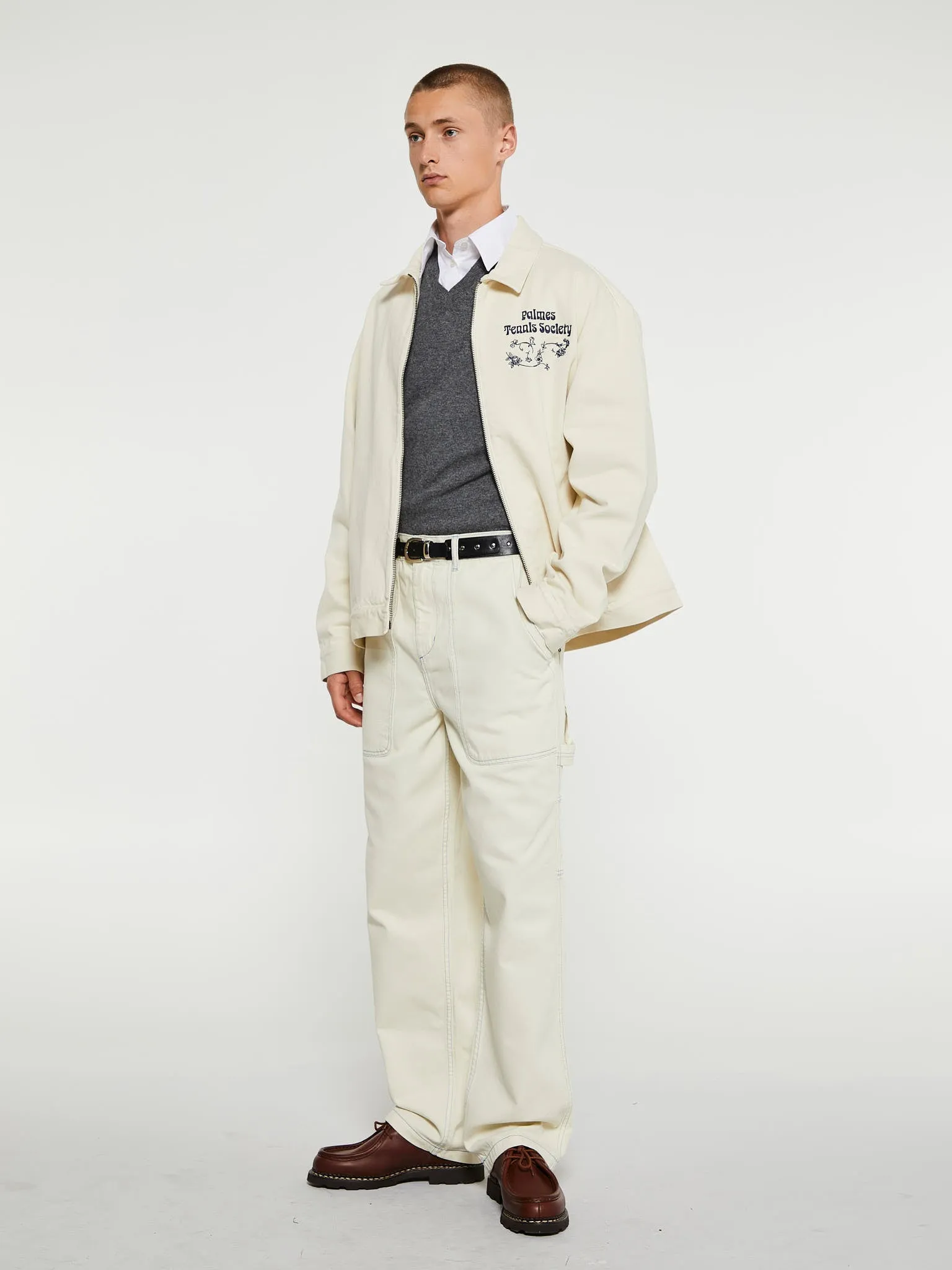 Broom Trousers in Off-White