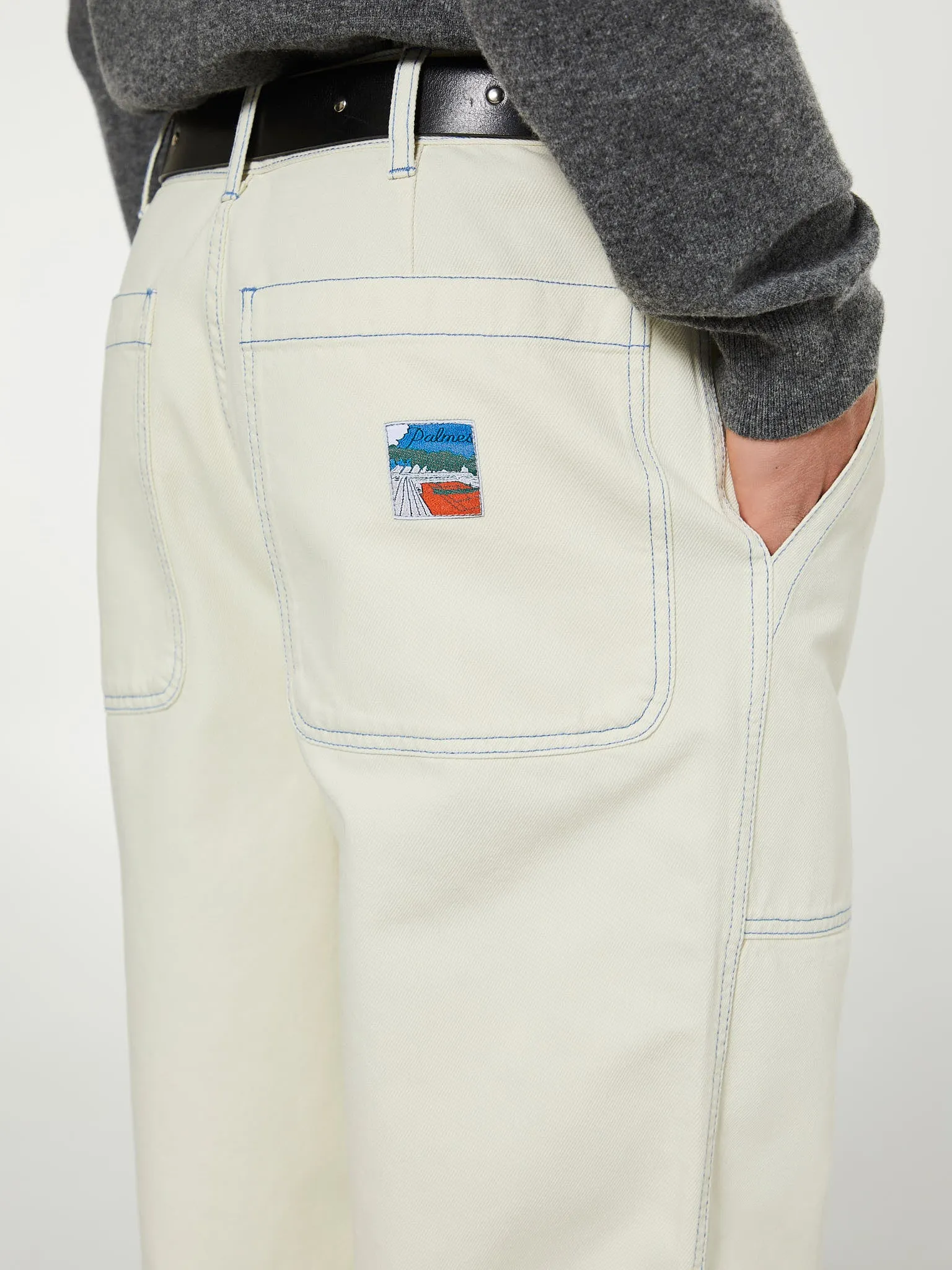 Broom Trousers in Off-White