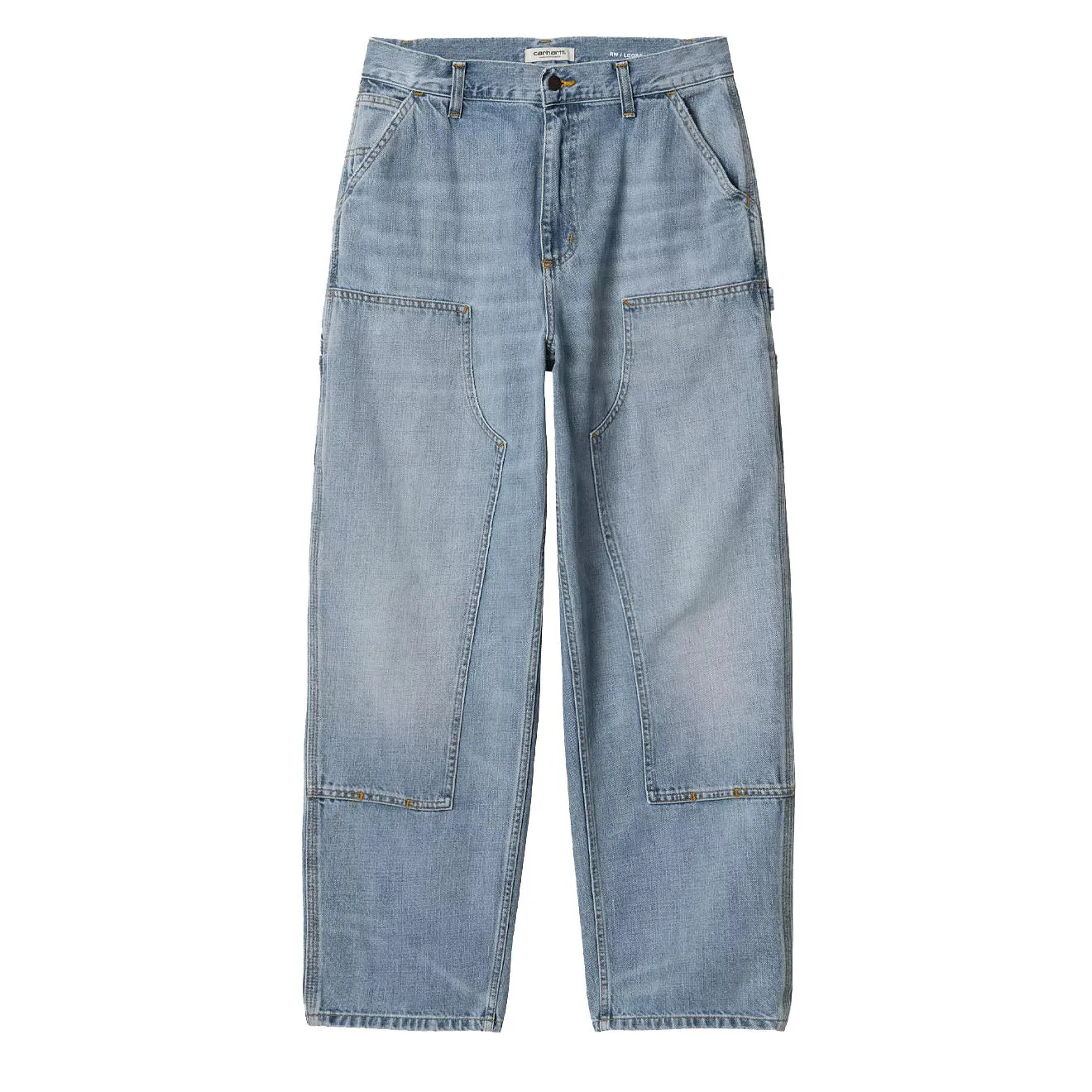 Carhartt WIP Womens Brandon Double Knee Pant Blue Burst Washed