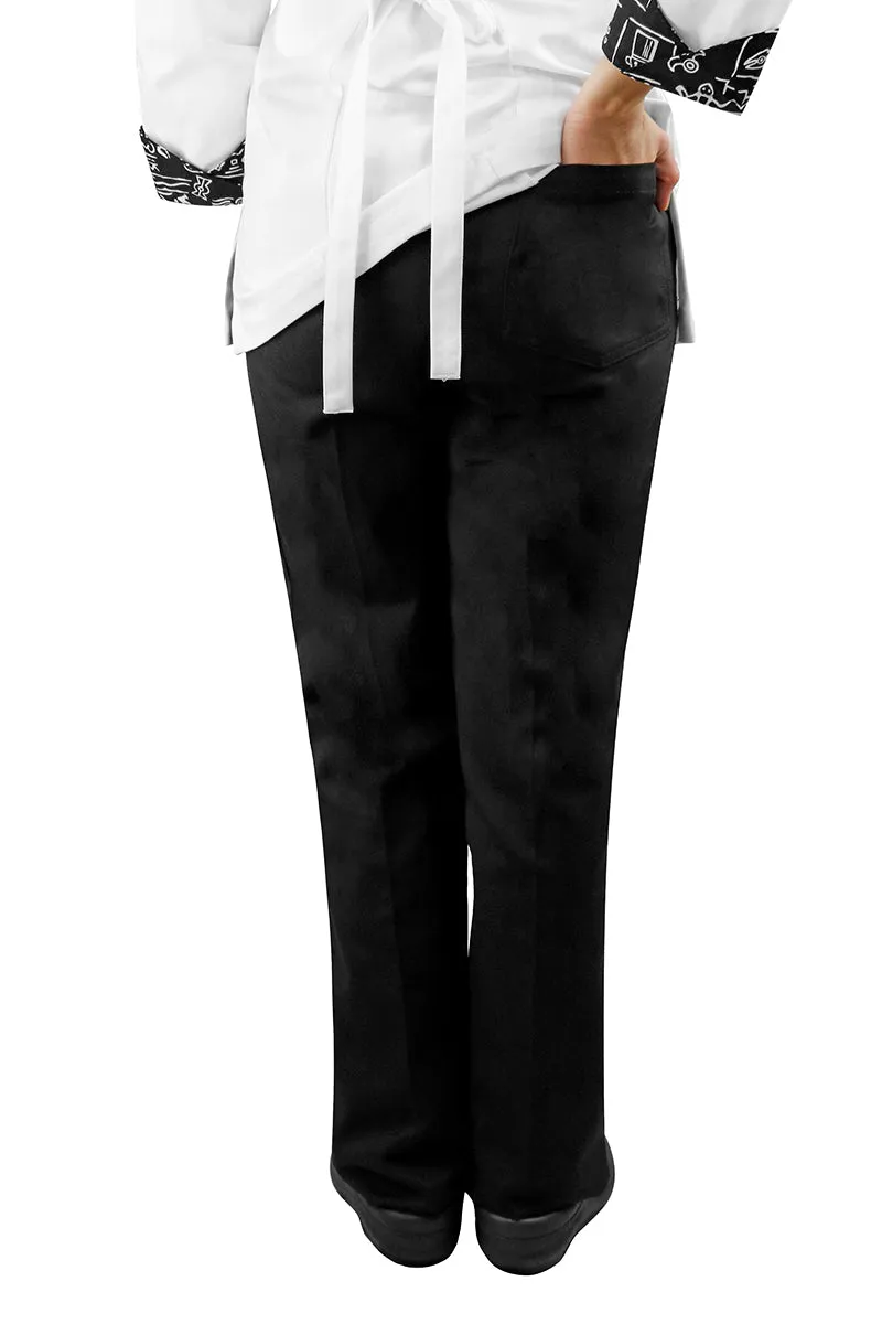 Classic Black Chef Pants