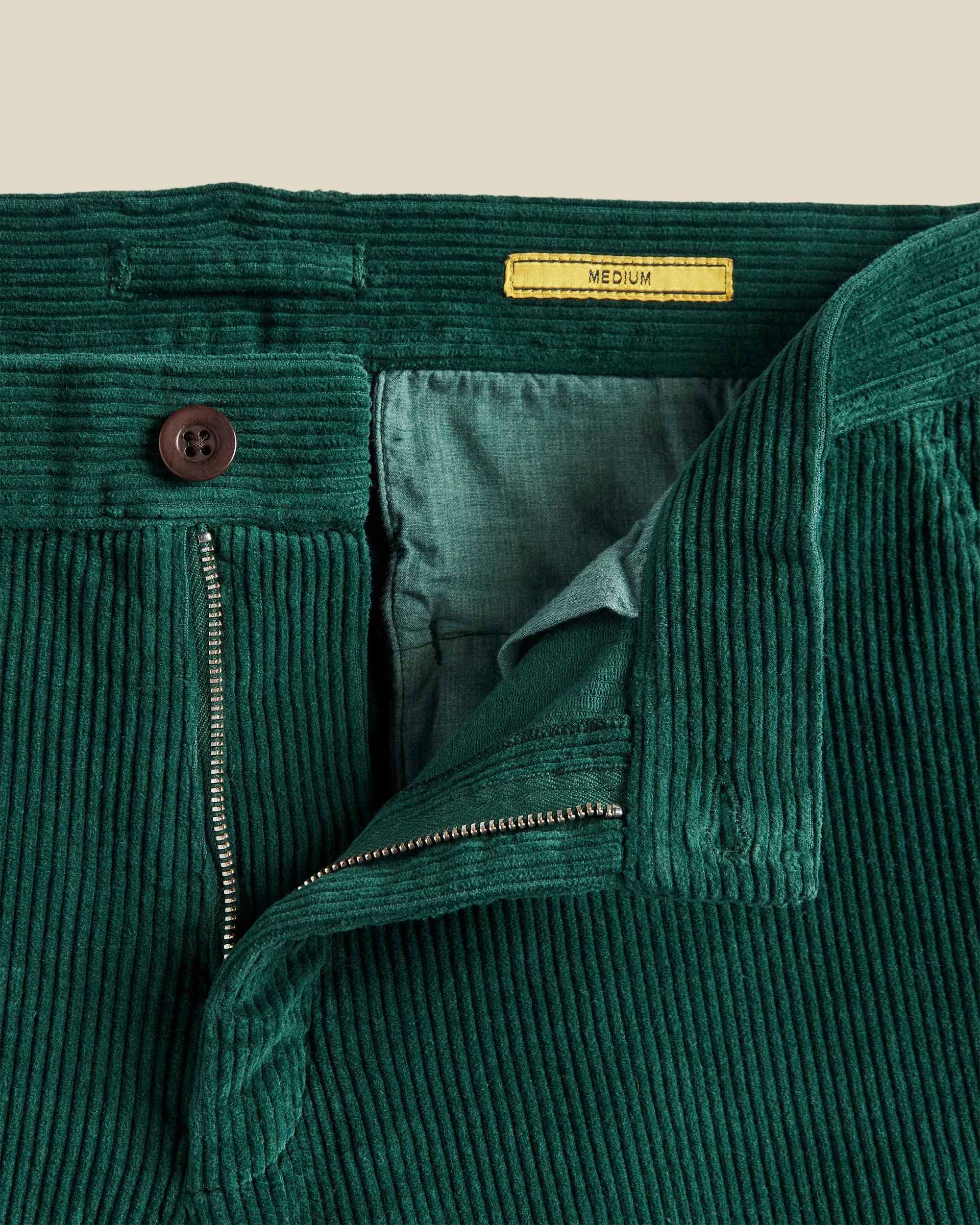 Corduroy Trousers - Green
