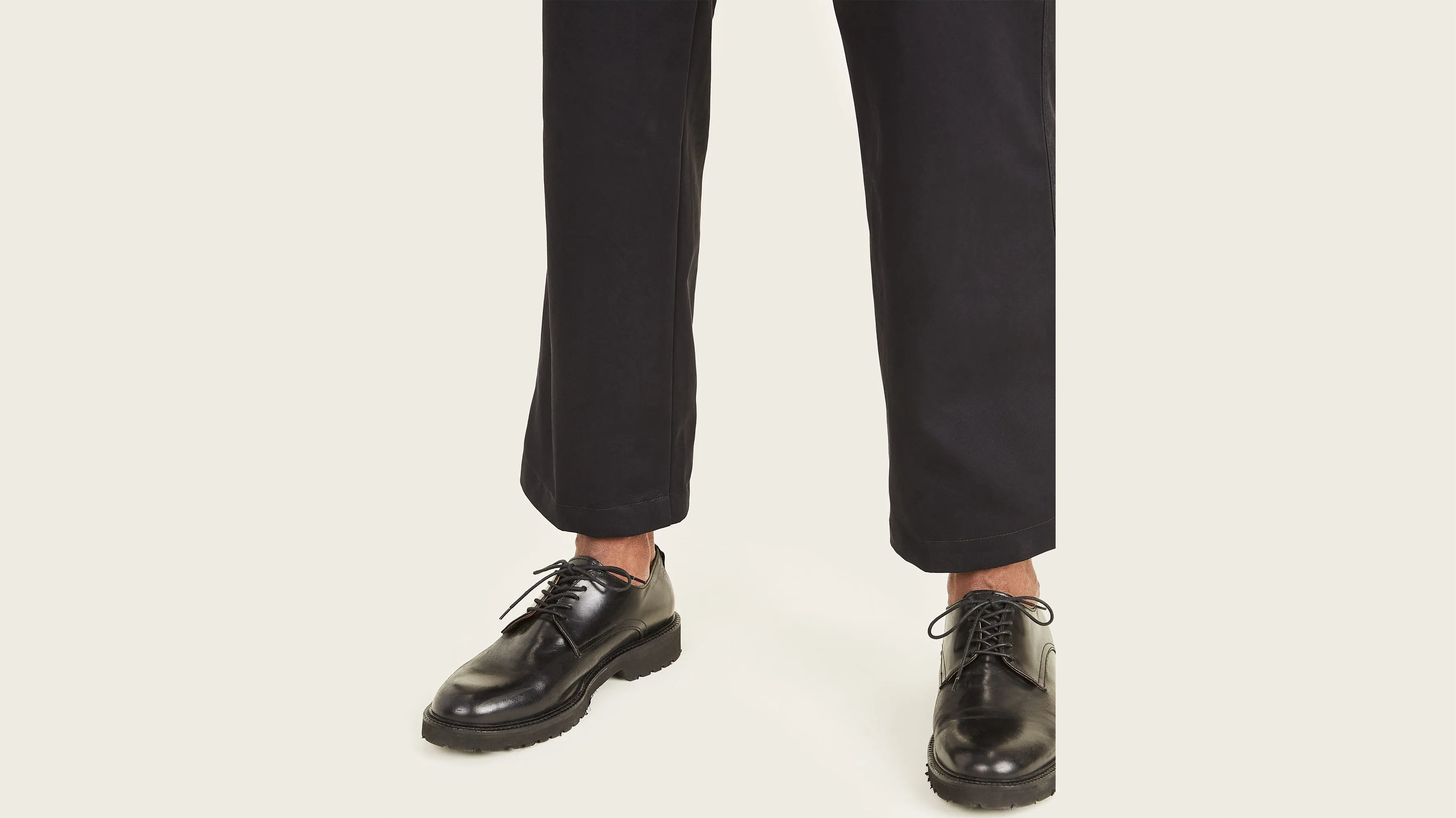 Cropped Khakis, Straight Fit