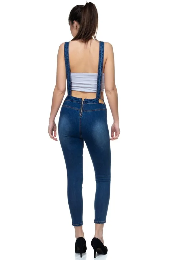 Denim Overalls Pants