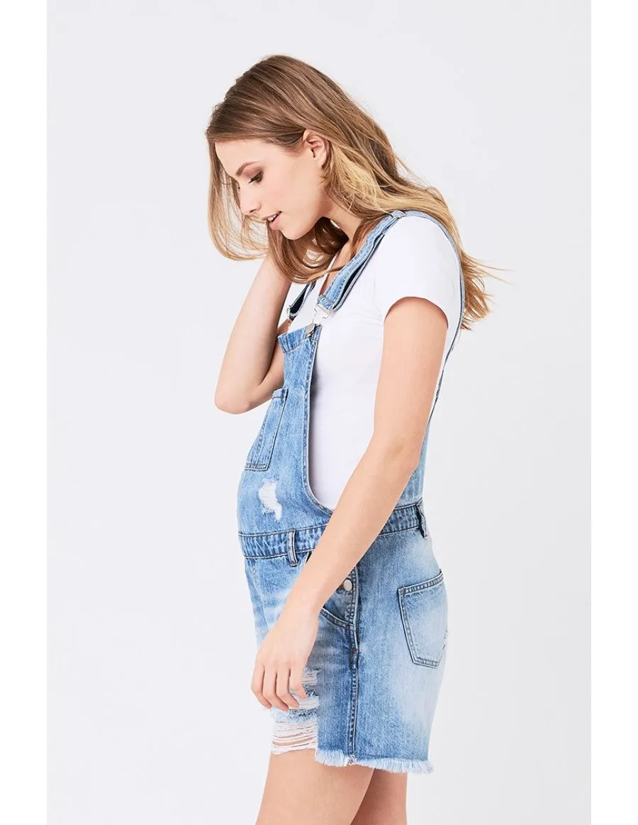 Denim Short Overalls