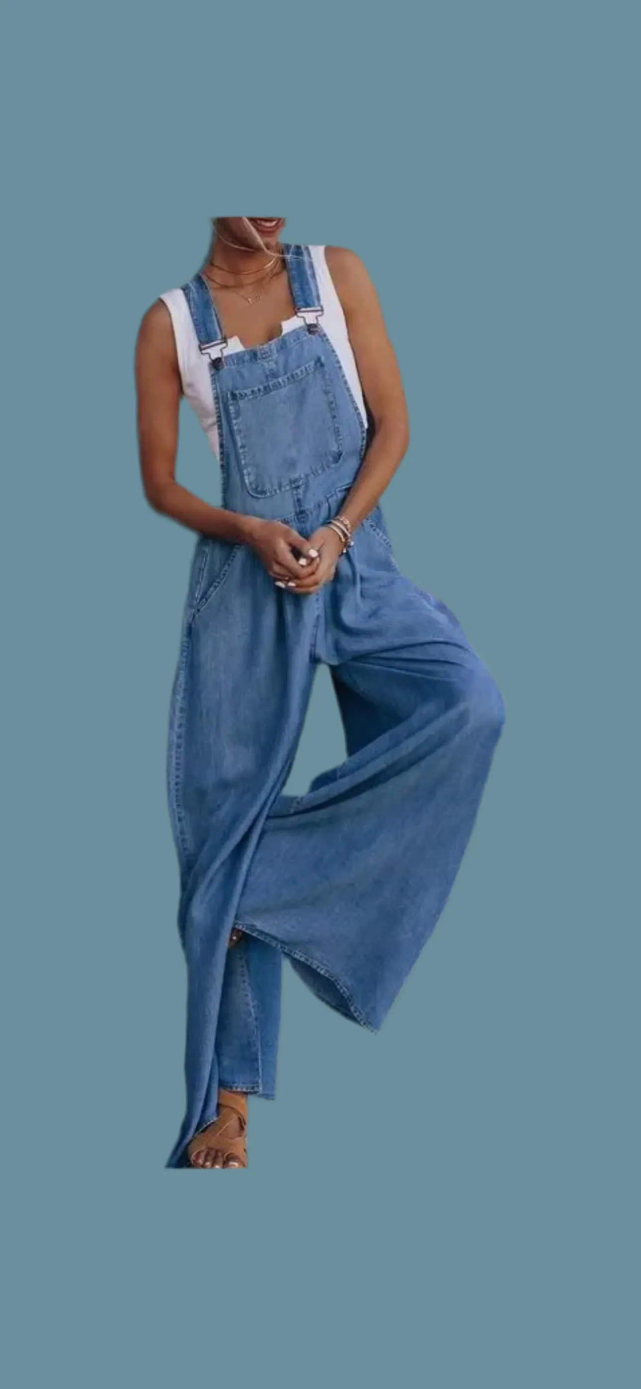 Dreamy Heaven on Earth Tencel Overalls Reorder
