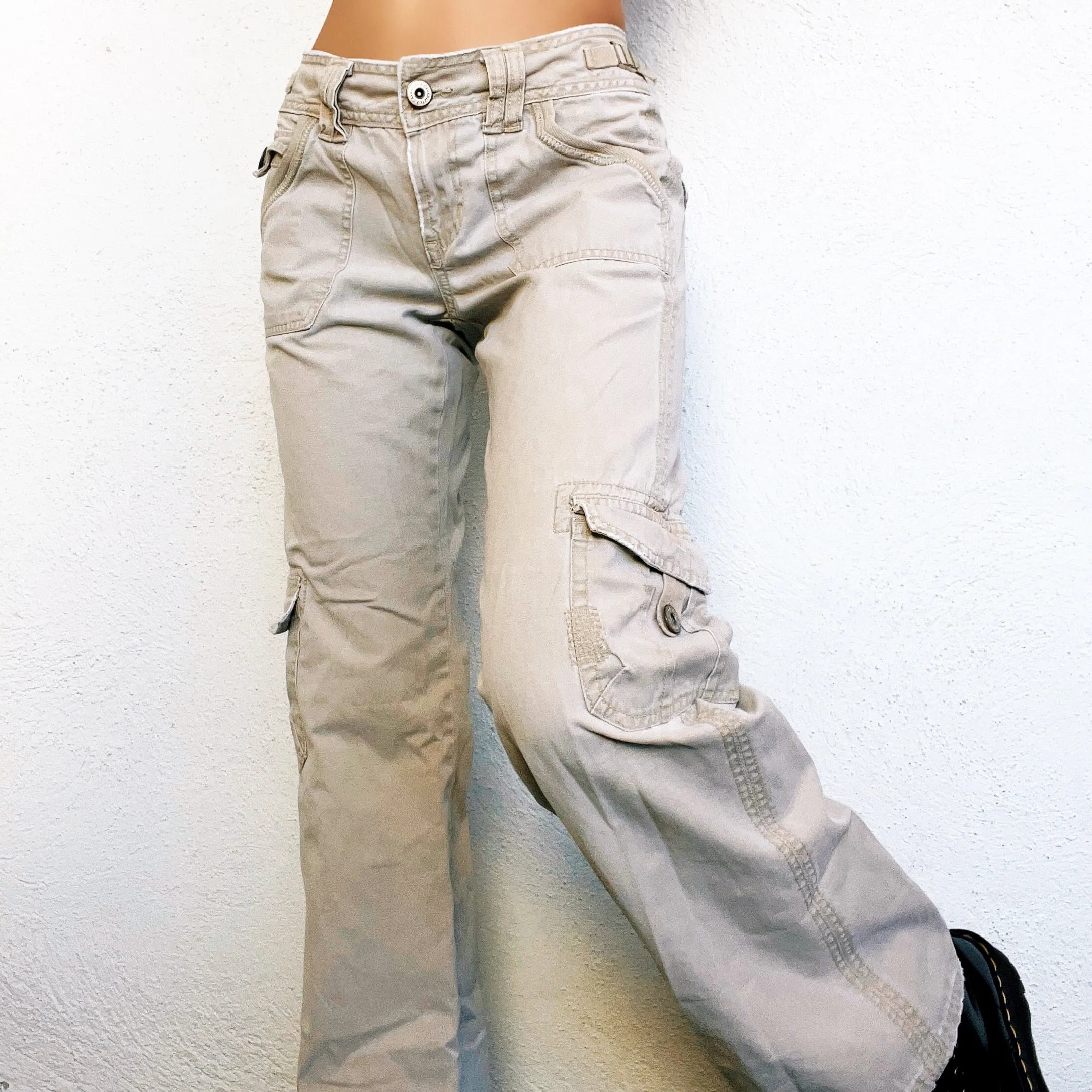 Early 2000s Khaki Cargo Pants