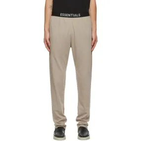 Essentials Beige Jersey Lounge Pants