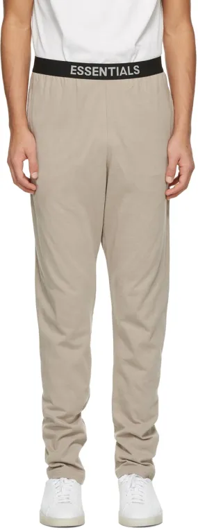 Essentials Tan Jersey Lounge Pants