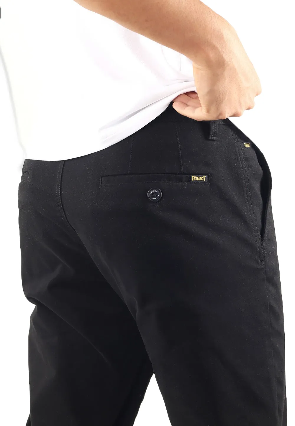 EXHAUST Stretchable Cotton Long Pants [Slim Fit] 1067