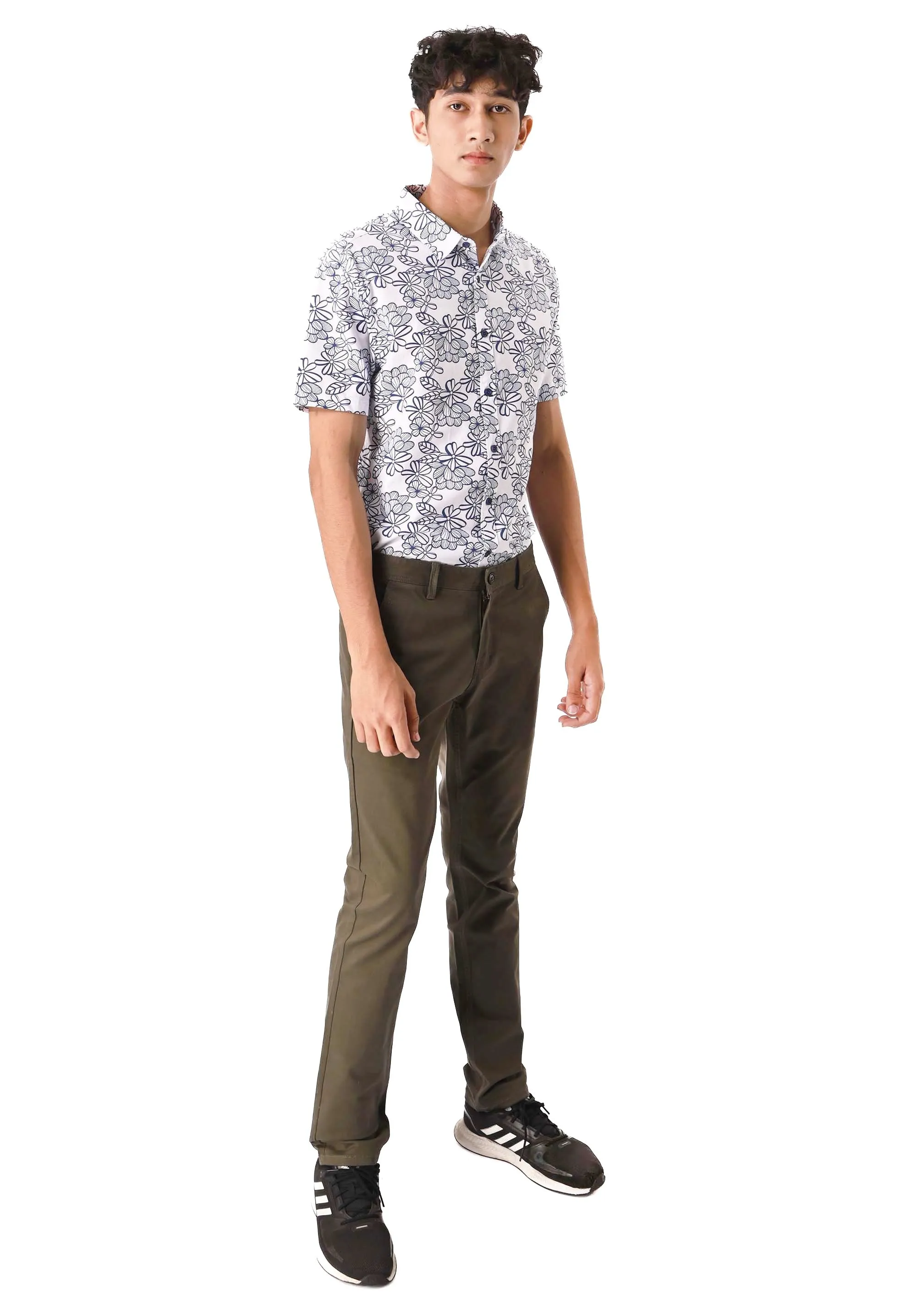 EXHAUST Stretchable Cotton Long Pants [Slim Fit] 1067
