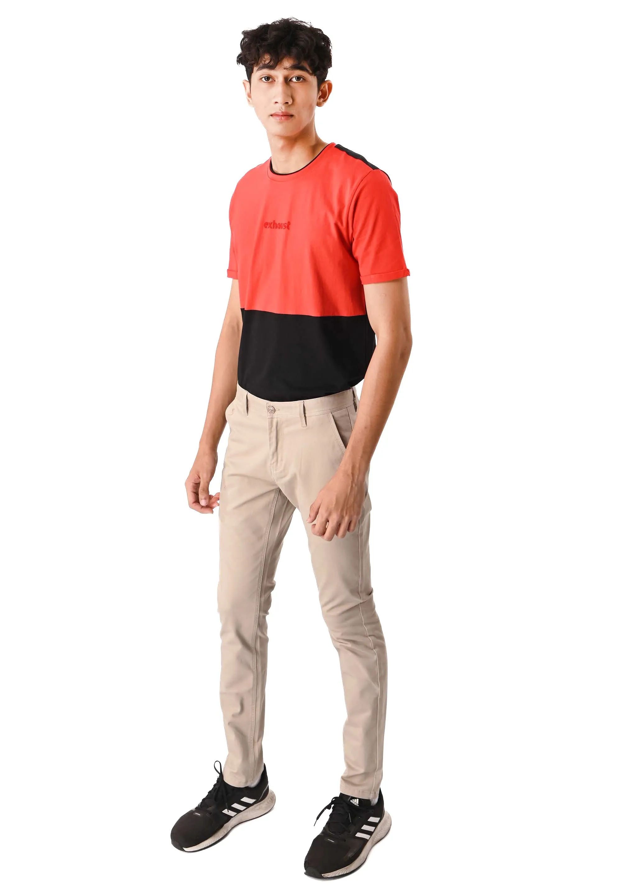 EXHAUST Stretchable Cotton Long Pants [Slim Fit] 1067
