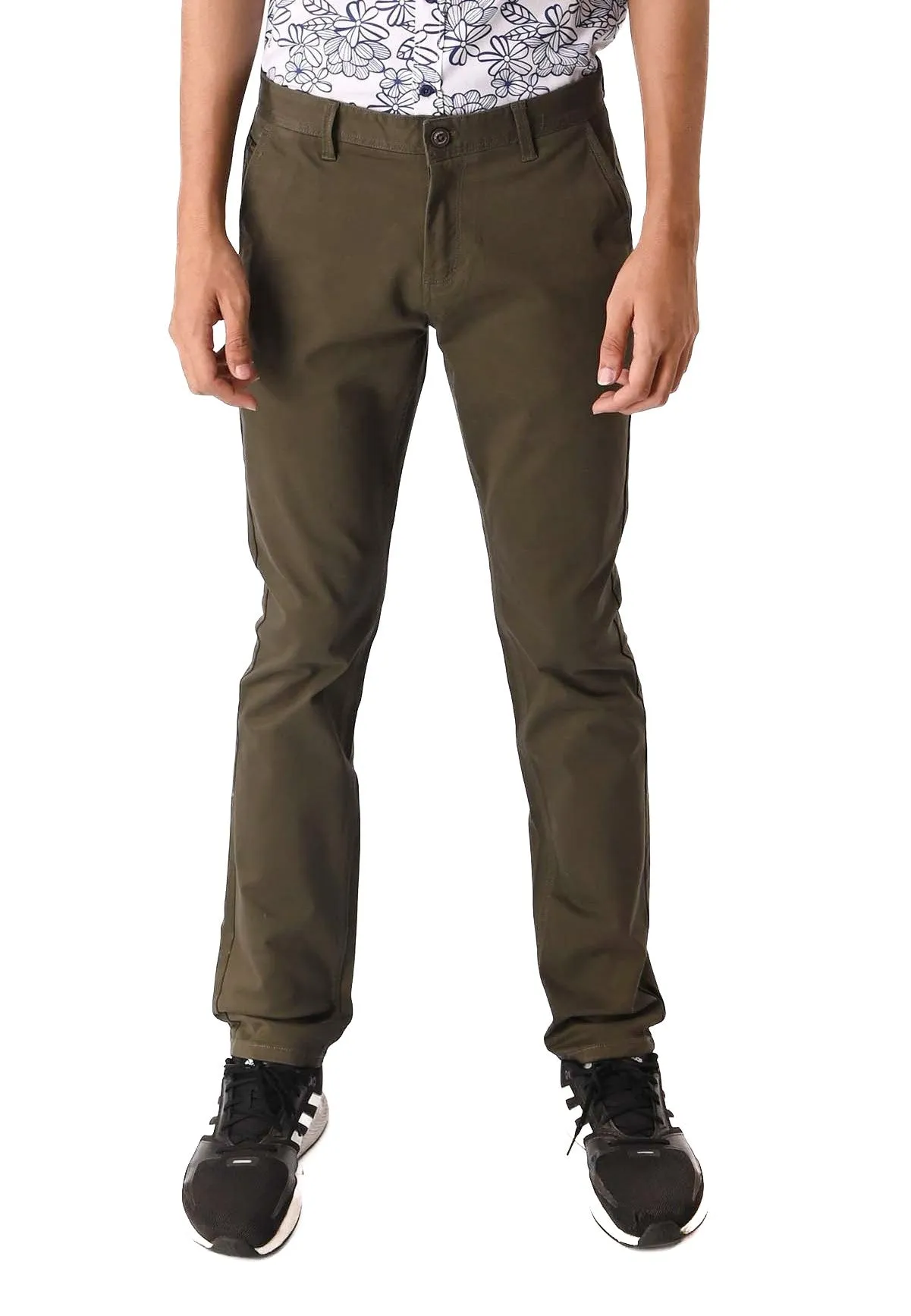 EXHAUST Stretchable Cotton Long Pants [Slim Fit] 1067