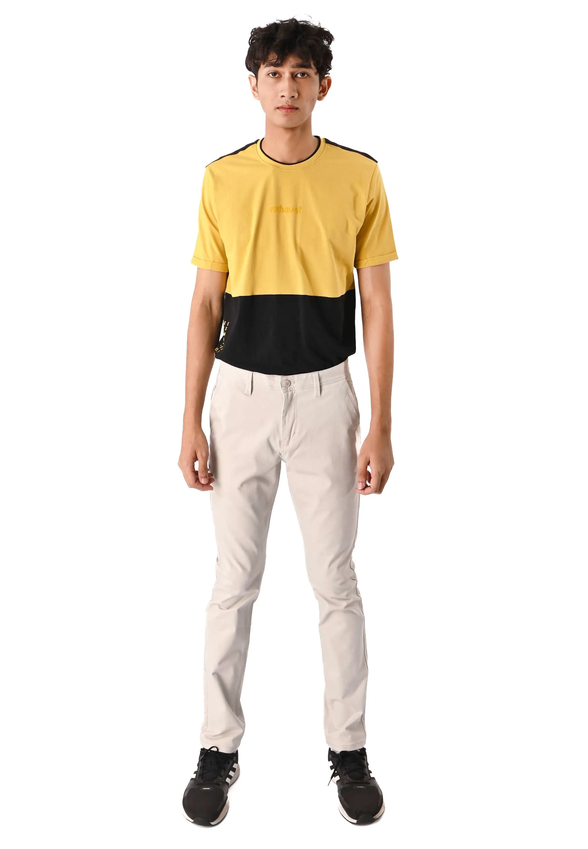 EXHAUST Stretchable Cotton Long Pants [Slim Fit] 1067