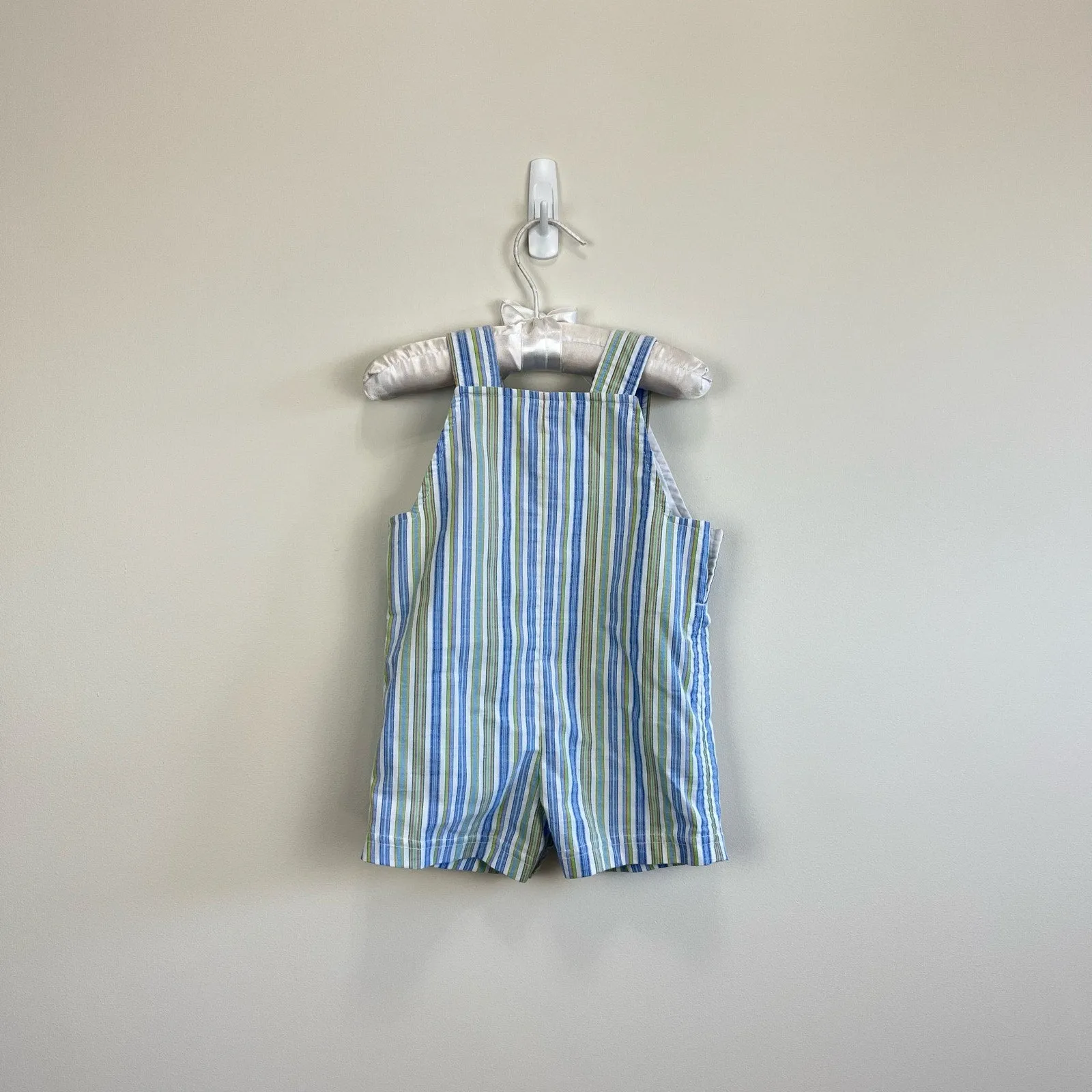 Florence Eiseman Striped Fish Shortall 9 Months