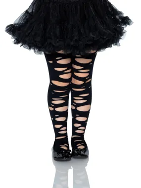 Girl's Tattered Tights