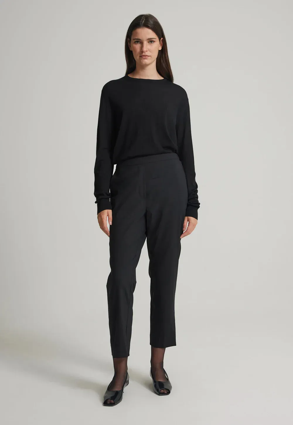 Jac   Jack Gio Merino Wool Pant - Darkest Navy