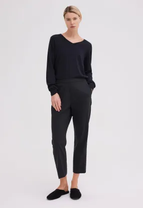 Jac   Jack Gio Merino Wool Pant in Black