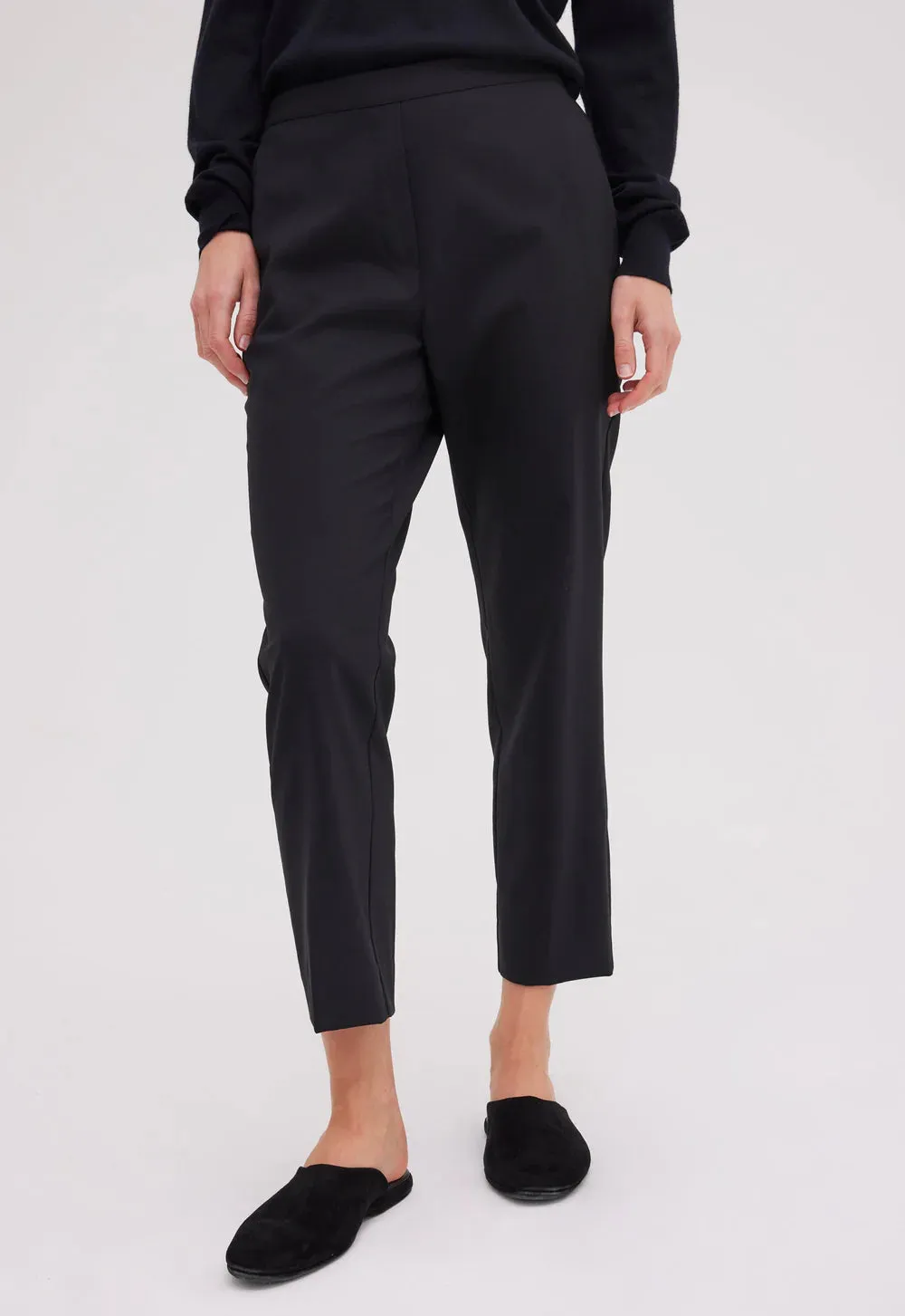 Jac   Jack Gio Merino Wool Pant in Black